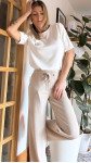 PANTALON CRINKLE BEIGE