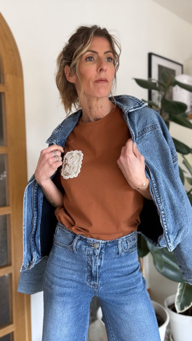 T-SHIRT VALENTINO CAMEL