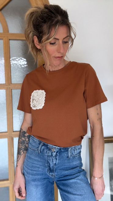 T-SHIRT VALENTINO CAMEL