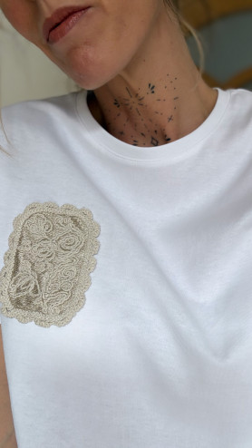 T-SHIRT VALENTINO BEIGE