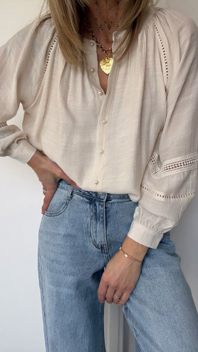 BLOUSE MINA IVOIRE