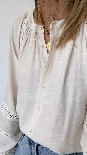 BLOUSE MINA BLANCHE