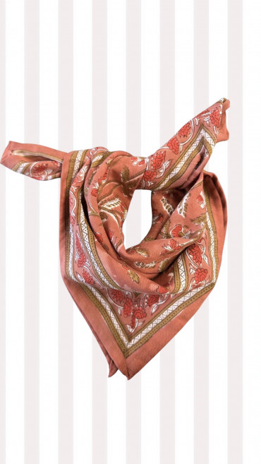 FOULARD INDORE MARINE 50CM