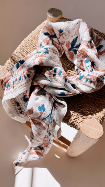 FOULARD THANE VERT 100CM