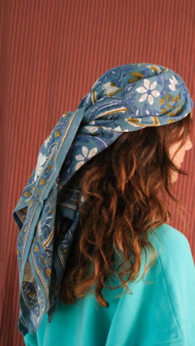 FOULARD CÉLADON 100CM