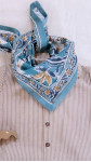 FOULARD CÉLADON 50CM