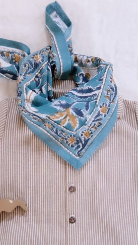 FOULARD CÉLADON 50CM