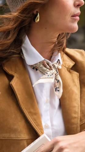 FOULARD CÉLADON 50CM