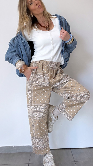PANTALON SAFARI BEIGE