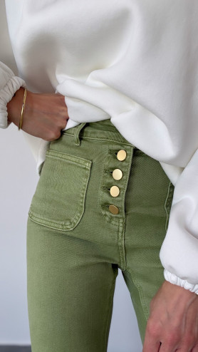 PANTALON NINO PISTACHE