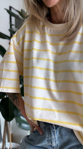 T-SHIRT ASHLEY JAUNE