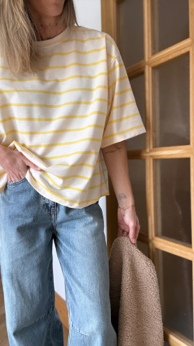 T-SHIRT ASHLEY JAUNE