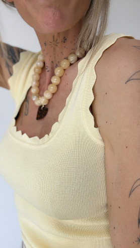 DÉBARDEUR CLAIS JAUNE