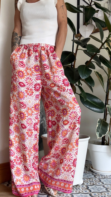 PANTALON JOKI COLORFULL FUSHIA