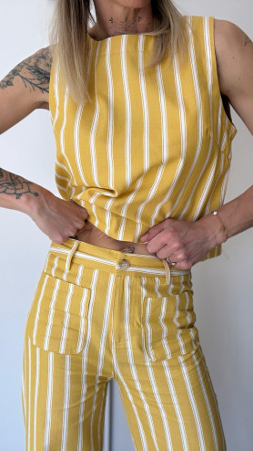 PANTALON CHARLOT MOUTARDE