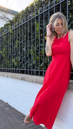 ROBE SOLÈNE CORAIL