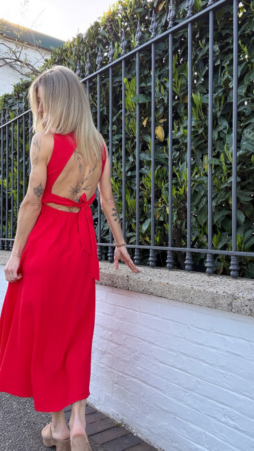 ROBE SOLÈNE CORAIL