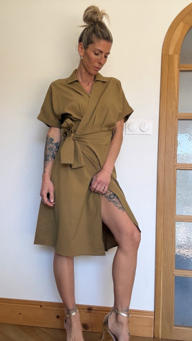 ROBE JAÏPUR OLIVE
