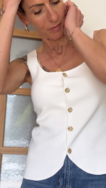 DÉBARDEUR SEVILLA BLANC