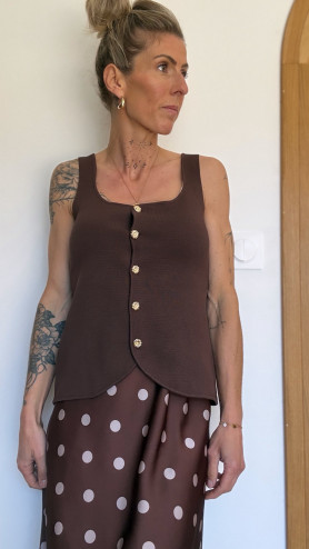 DÉBARDEUR SEVILLA CHOCO