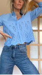 CHEMISE JANET BLEUE