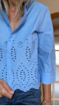 CHEMISE JANET BLEUE