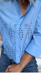 CHEMISE JANET BLEUE