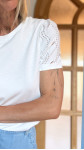 T-SHIRT NESS BLANC