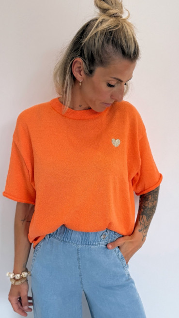 T-SHIRT BIRDI ORANGE