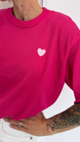 T-SHIRT BIRDI FUSHIA