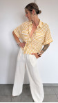 CHEMISE NANETTE RAYÉE JAUNE