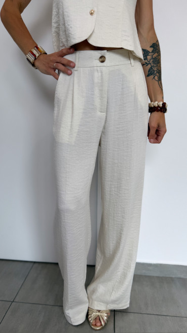 PANTALON FÉLIX ÉCRU