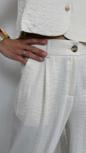 PANTALON FÉLIX ÉCRU