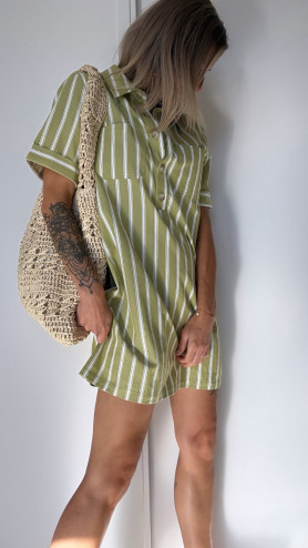 ROBE BRIGITTE VERTE