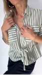 CHEMISE NANETTE RAYÉE JAUNE