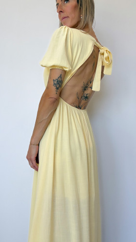 ROBE ROBYN JAUNE