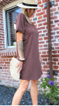 ROBE BRIDJA CHOCOLAT
