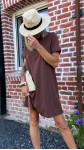 ROBE BRIDJA CHOCOLAT