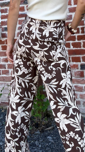 PANTALON FLORA BROWN