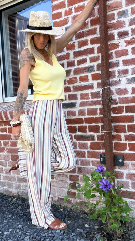 PANTALON ALBI RAYé