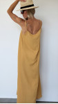 ROBE ZARI MOUTARDE