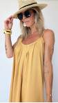 ROBE ZARI MOUTARDE