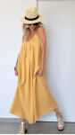 ROBE ZARI MOUTARDE