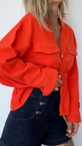 VESTE ENZO ORANGE