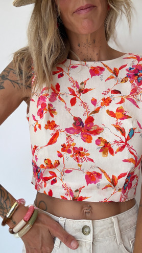 TOP JOSY FLEURS