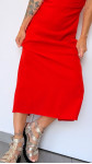 ROBE CARLA ROUGE