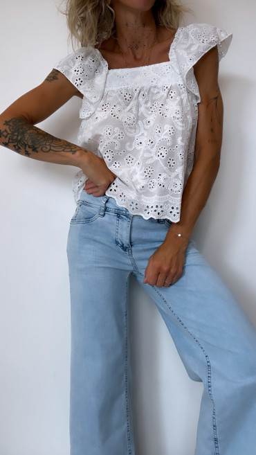 TOP BAILA BLANC