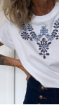 T-SHIRT ALBANE BLANC