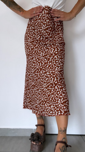 JUPE EGLANTINE TERRACOTTA