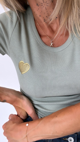 T-SHIRT VALENTIN VERT D'EAU